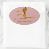 Sticker Ovale Position du ballet Grand Jeté (Sac)