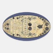 Sticker Ovale Potion de loup-garou Wolfsbane (Devant)