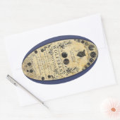 Sticker Ovale Potion de loup-garou Wolfsbane (Enveloppe)