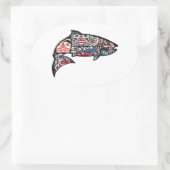 STICKER OVALE POUR LE MOUVEMENT (Sac)