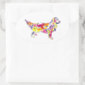 Sticker ovale pour rétracteur d'or (Sac)