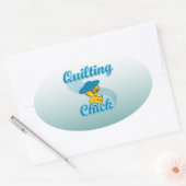 Sticker Ovale Poussette de surface #3 (Enveloppe)