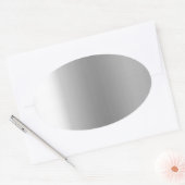 Sticker Ovale Pr103 SILVER GLEAM SHINY BACKGROUNDS (Enveloppe)