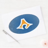 Sticker Ovale Préfecture de Shizuoka (Enveloppe)