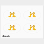 Sticker Ovale Première conciliation (Feuille)