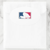 Sticker Ovale Prier (Sac)