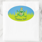 Sticker Ovale Prince Frog (Sac)