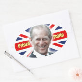 Sticker Ovale Prince Philip ! (Enveloppe)