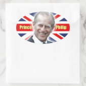 Sticker Ovale Prince Philip ! (Sac)