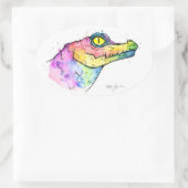 Sticker Ovale Prism Gator (Sac)