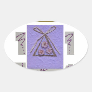 Sticker Ovale Professeur, vous m'apprenez à espérer pour le meil