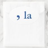 Sticker Ovale Pronciation de Kamala Harris (Sac)