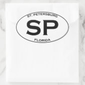 Sticker Ovale PS - St Petersburg la Floride (Sac)