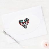 STICKER OVALE PUR CET AMOUR (Enveloppe)