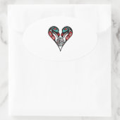 STICKER OVALE PUR CET AMOUR (Sac)