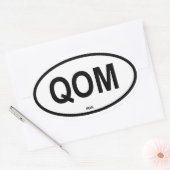 STICKER OVALE QOM (Enveloppe)