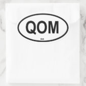 STICKER OVALE QOM (Sac)