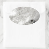 Sticker Ovale quartz cristal zen amour cicatrisation pierre scin (Sac)