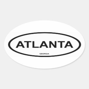 Sticker Ovale QUATRE Atlanta