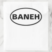 Sticker Ovale QUATRE Baneh (Sac)