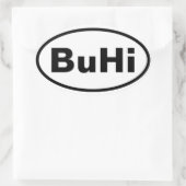 Sticker Ovale QUATRE BuHi (Sac)