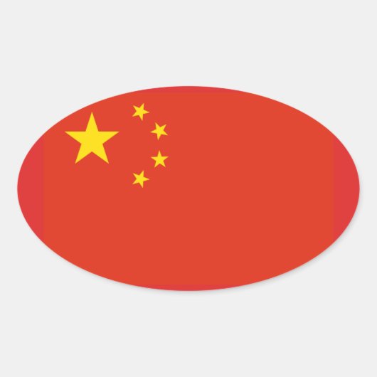 Sticker Ovale QUATRE Chine (RPC) (Devant)