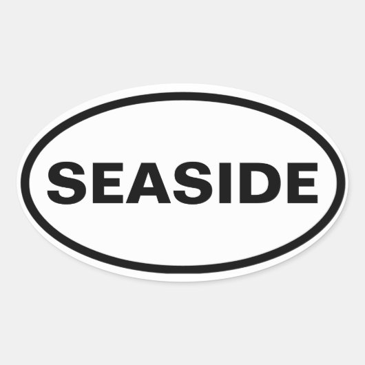 Sticker Ovale QUATRE Côtes (Devant)