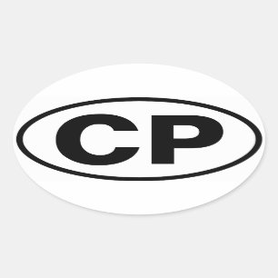 Sticker Ovale QUATRE Cypress Park "CP"