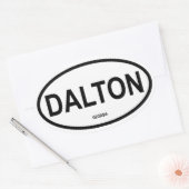 Sticker Ovale QUATRE Dalton, Géorgie (Enveloppe)