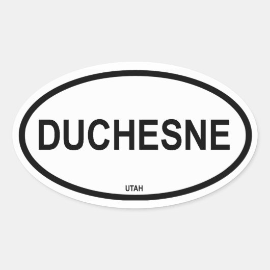 Sticker Ovale QUATRE Duchesne (Devant)