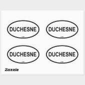 Sticker Ovale QUATRE Duchesne (Feuille)