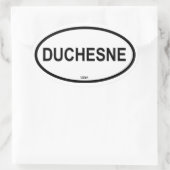 Sticker Ovale QUATRE Duchesne (Sac)
