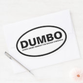 STICKER OVALE QUATRE "DUMBO" (Enveloppe)