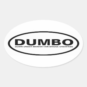 STICKER OVALE QUATRE "DUMBO"