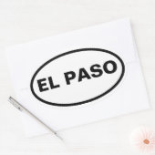 Sticker Ovale QUATRE El Paso (Enveloppe)
