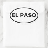 Sticker Ovale QUATRE El Paso (Sac)