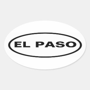 Sticker Ovale QUATRE El Paso