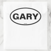 Sticker Ovale QUATRE Gary Indiana (Sac)