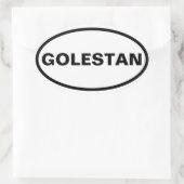 Sticker Ovale QUATRE Golestan (Sac)
