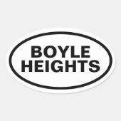 Sticker Ovale QUATRE "Hauteurs Boyle" (Devant)
