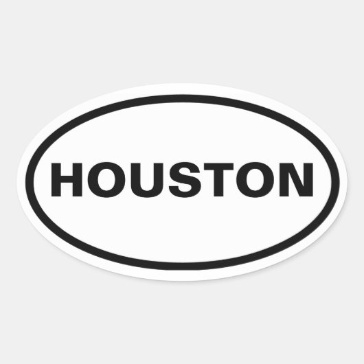 Sticker Ovale QUATRE Houston (Devant)