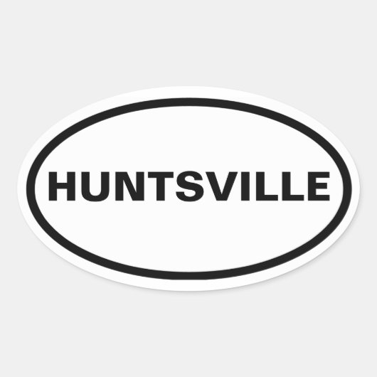 Sticker Ovale QUATRE Huntsville (Devant)