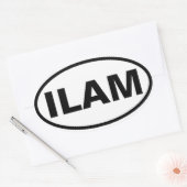 Sticker Ovale QUATRE Ilam (Enveloppe)