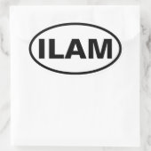 Sticker Ovale QUATRE Ilam (Sac)
