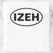 Sticker Ovale QUATRE Izeh (Sac)