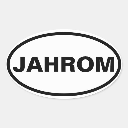 Sticker Ovale QUATRE Jahrom (Devant)