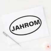 Sticker Ovale QUATRE Jahrom (Enveloppe)