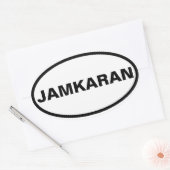 Sticker Ovale QUATRE Jamkaran (Enveloppe)