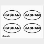 Sticker Ovale QUATRE Kashan (Feuille)