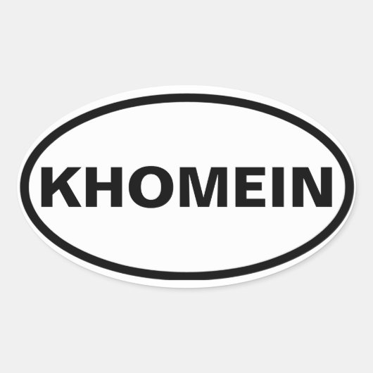 Sticker Ovale QUATRE Khomin (Devant)
